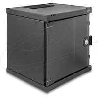 DeLock 43422 - 10" Netzwerkschrank 6 HE mit Glastür