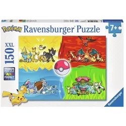 Ravensburger Puzzle - Pokémon Typen, 150 Teile XXL