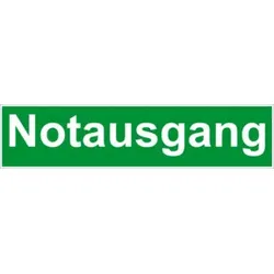 Eichner Fluchtwegsschild Notausgang