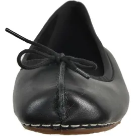 CLARKS Freckle Ice Ballerinas Black Leather 37 1/2