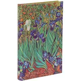 Paperblanks Van Goghs Schwertlilien Mini Liniert: Hardcover mit Elastikbandverschluss (Van Gogh's Irises)