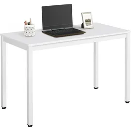 home collective Schreibtisch Bürotisch Computertisch | vielseitiger Tisch für Homeoffice & Küche, robust & platzsparend, ideal auch als Esstisch | weiß