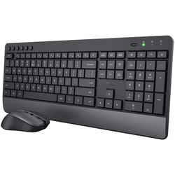 Universal Tastatur RF Wireless (Schwarz) Trezo 
