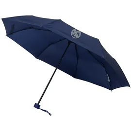 CYPBRANDS CyP Brands Real Madrid Regenschirm, faltbar, manuell, 48 cm, Schwarz, offizielles Produkt, Schwarz