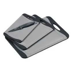 Kesper Schneidebrett rutschfest, Kunststoff Set, 4-teilig 30490 , 1 Set