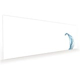 Primedeco Küchenrückwand Küchenrückwand Spritzschutz Glas mit Motiv Wassersplash 100 cm x 40 cm