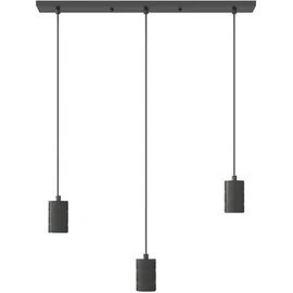 Bailey Electric & Electronics Retro 3-flg. 40 cm rund Metall schwarz