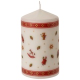 Villeroy & Boch Winter Specials Kerze Geschenke Toys M, dekorative, weihnachtliche Kerze für Ihre Festtafel, Wachs, 7 x 12 cm