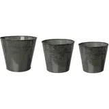 creativ home Übertopf 20 Ø x 17 cm Dunkelgrau
