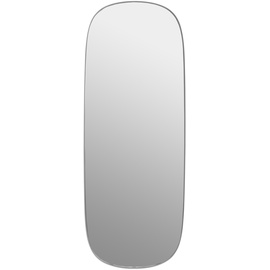 Muuto Framed Spiegel, large, grau / glasklar