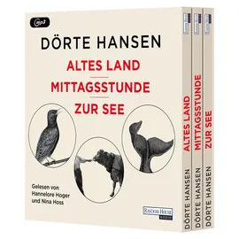 Random House Audio Altes Land - Mittagsstunde - Zur See: Alle Hörbuch-Bestseller von Dörte Hansen in einer Box