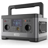 FF FLASHFISH Tragbare Powerstation 520Wh, Tragbares Kraftwerk 500W (1000W Spitze), Powerbank Generator mit Reiner Sinuswellen-AC-Ausgang für Outdoor Camping Abenteuer und Notfälle