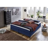 ATLANTIC home collection Boxspringbett »Romy«, navyblau, , 27497841-0 Feinstruktur,