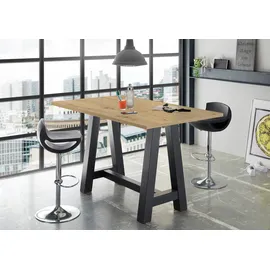 Mäusbacher Bartisch 160 x 105 x 70 cm Schwarz/Asteichefarben
