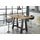 Mäusbacher Bartisch 160 x 105 x 70 cm Schwarz/Asteichefarben