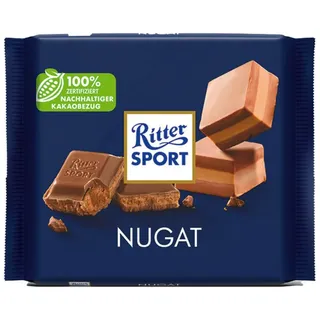 schokolade-tafel Nugat Vollmilchschokolade 5 Packungen 100 g