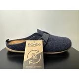 Rohde Herren Filz Pantolette Gr. 44 Ocean Pantoffel 6922