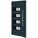 vidaXL Haustür rechts 100 x 210 cm Anthrazit