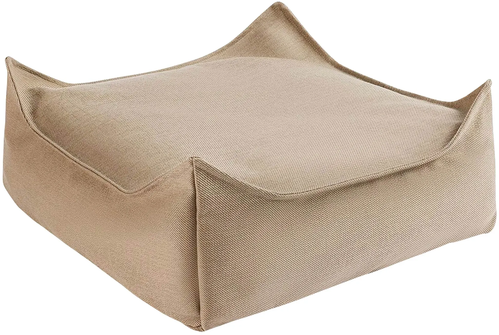 wigiwama Sitzsack Outdoor quadratisch, beige