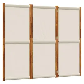 vidaXL Paravent Hellgrau 210x180 cm
