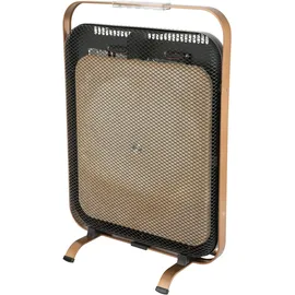 Klarstein HeatPal Marble Blackline Infrarot-Heizung 1300W Wärmespeicher Marmor Aluminium