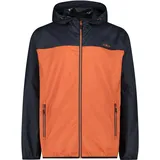 CMP MAN Jacket Rain FIX Hood Herren Ruggine 48