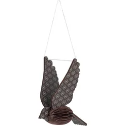 Sagalin 514 Hängende Dekoration Vogel braun