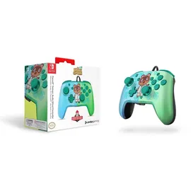 PDP Faceoff Deluxe Controller Animal Crossing Grün für Nintendo Switch