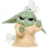 Star Wars The Mandalorian PVC-Sammelfigur: The Child Grogu (Baby Yoda) Pesky Spiders (6 cm)