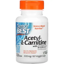 Doctor's Best Acetyl L-Carnitin 500 mg Kapseln 60 Stück