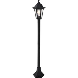 QAZQA Wegeleuchte Kunststoff 122 cm 1x E27 schwarz