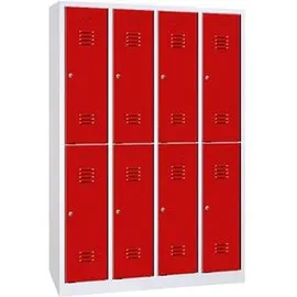 Gürkan Spind 117x50x195 grau