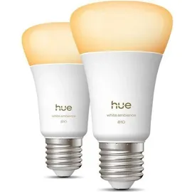 Philips LED-Birne 6W E27 810 lm warmweiß 2 St.