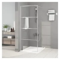vidaXL Duschwand Walk-In Dusche rechts 80 x 195 cm ESG-Glas klar