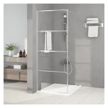 vidaXL Duschwand Walk-In Dusche rechts 80 x 195 cm ESG-Glas klar