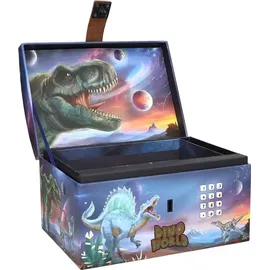 DEPESCHE 13441 Dino World Schatztruhe mit Code, Sound und Licht