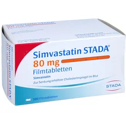 Simvastatin Stada 80 mg Filmtabletten 100 St