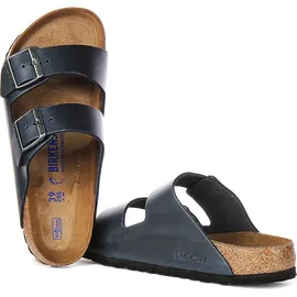 Birkenstock Arizona Weichbettung Nubukleder geölt blau 42