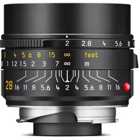 Leica Summicron 28 mm F2,0 schwarz-eloxiert Leica M