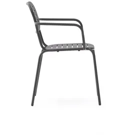 Kave Home Brai Gartenstuhl 4er Set 0 x 0 x 0 cm dunkelgrau