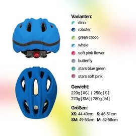 KED Meggy II Trend 49-53 cm Kinder galaxy blue matt