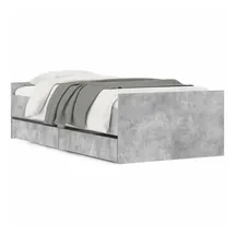 vidaXL Bett 75 x 190 cm Grau