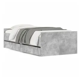 vidaXL Bett 75 x 190 cm Grau