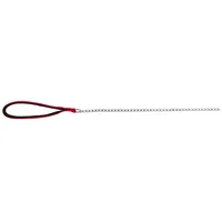 Trixie Kettenleine mit Nylon-Handschlaufe rot, - 2mm