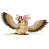 Schleich Bayala Elfe auf Glitzer-Eule 70789