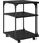 teenpull vidaXL Druckerständer Schwarz Eichen-Optik 43 x 48 x 64 cm