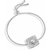 dKeniz Armband 925/- Sterling Silber Zirkonia weiß 20,0cm Weiss Damen