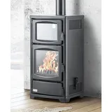 Teba Kaminofen mit Backfach Teba TS 16 Mehrfachbelegung Holzofen 8 kW Kamin Ofen Holz Holzherd Küchenofen
