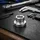Kind Shock Alu Buchse Dämpfer 12 mm 8 mm 24 mm Silber