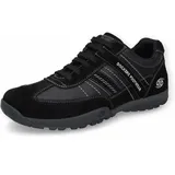 Dockers by Gerli Herren Sneaker Männer Halbschuhe,Strassenschuhe,Sportschuhe,Freizeitschuhe,Turnschuhe,schwarz/grau,41 EU